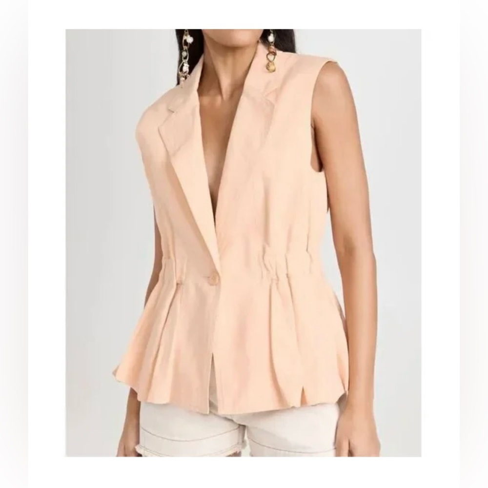 Ulla Johnson Beatriz Vest (color: petal)